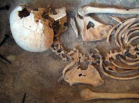 carbon dating human bones