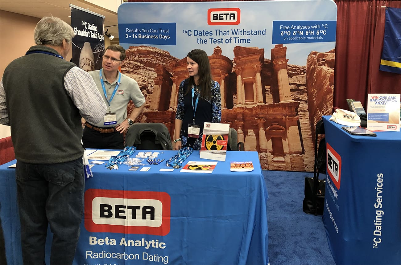 Beta Analytic Chris and Tamara at SAA 2019