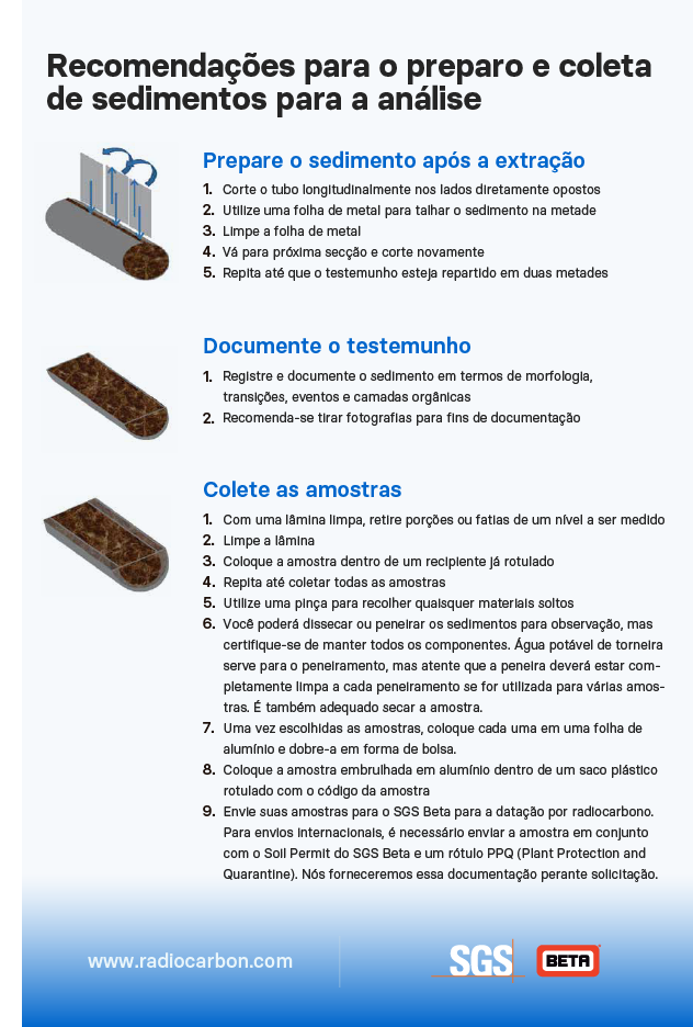 SGS Beta Sediment Sampling Guide - Portuguese