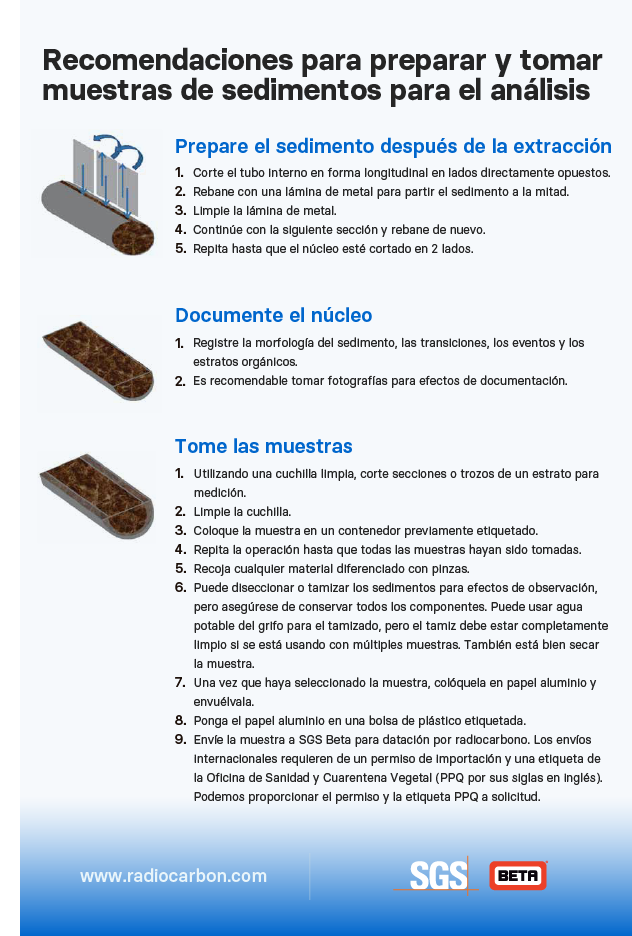 SGS Beta Sediment Sampling Guide - Spanish